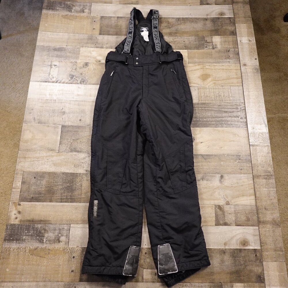 Descente Insulated Ski Bib Pants‎ Men’s 34R Black Snowboard Winter